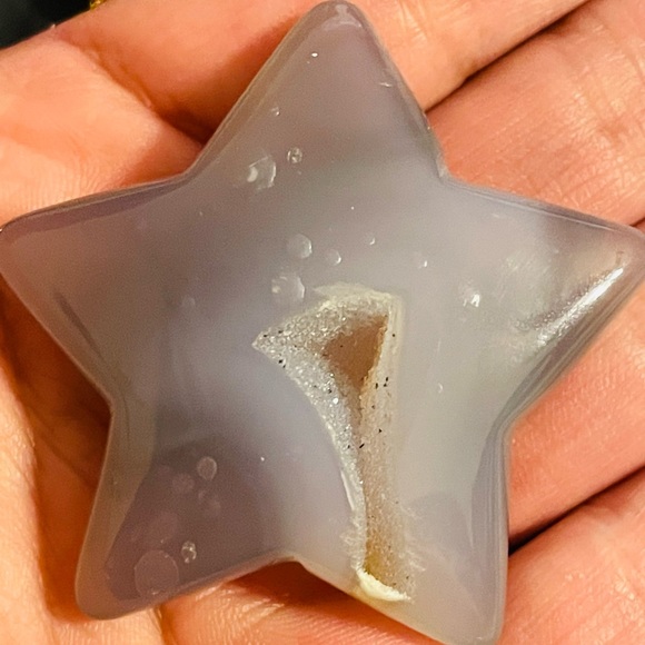 Agate Druzy Stars and moon bundle - Picture 6 of 6